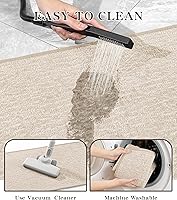 Vista 6 de chakme Bathroom Rug Sets 2 Piece, Ultra Thin Bath Rug Set Quick Dry Bath Mat, Absorbent Bath Mat for Bathroom Non Slip Machine Washable