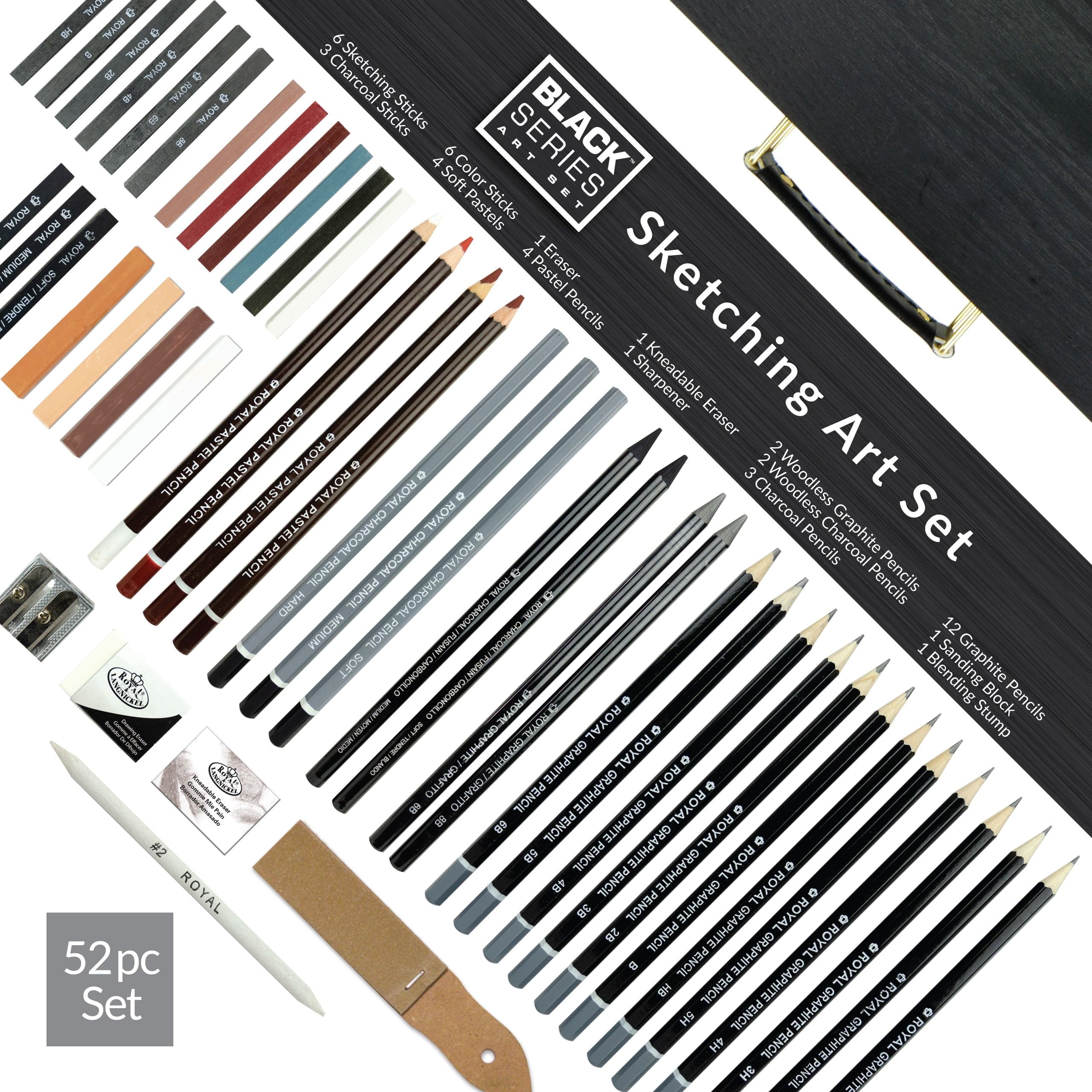 Wooden Box Art Set - Sketch, Multicolor - Image 3