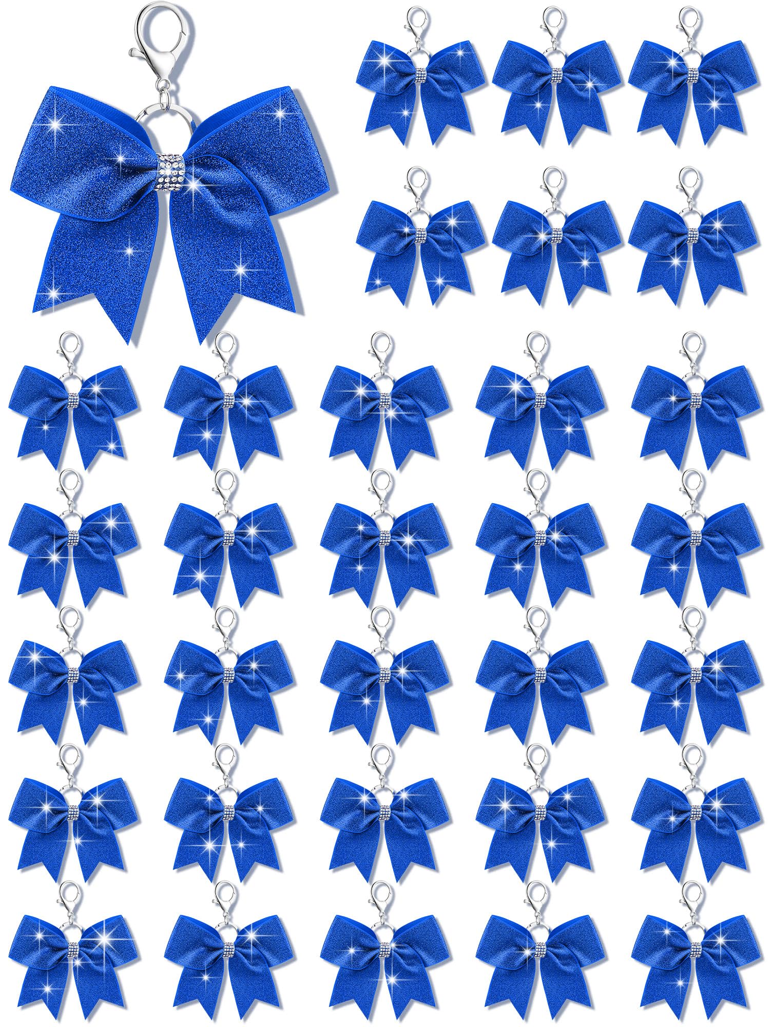 Tondiamo Cheer Bow Keychain Bulk Rhinestone
