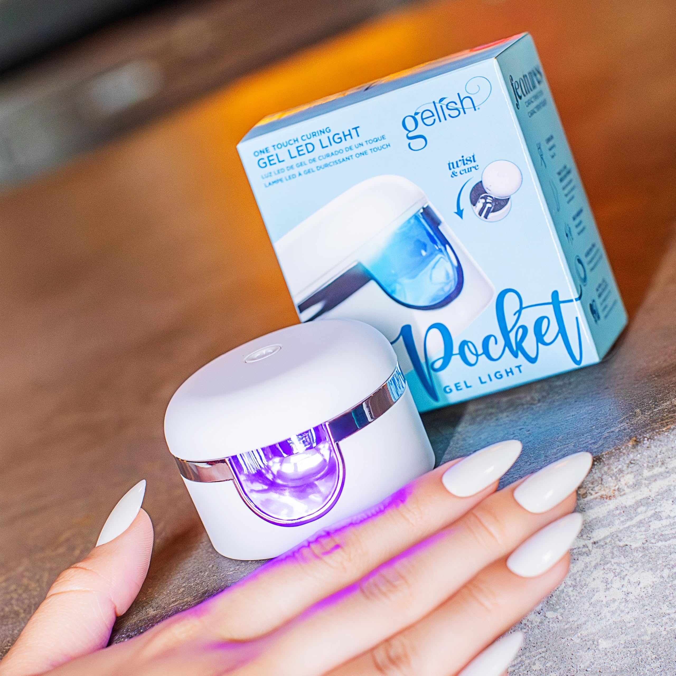 Amazon.com: Gelish 3W Pocket LED Light - White, Portable Nail