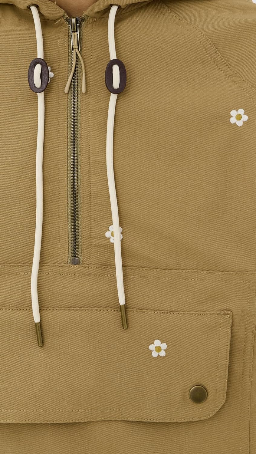 THE GREAT. Outdoors Women's Cropped Trailhead Pullover