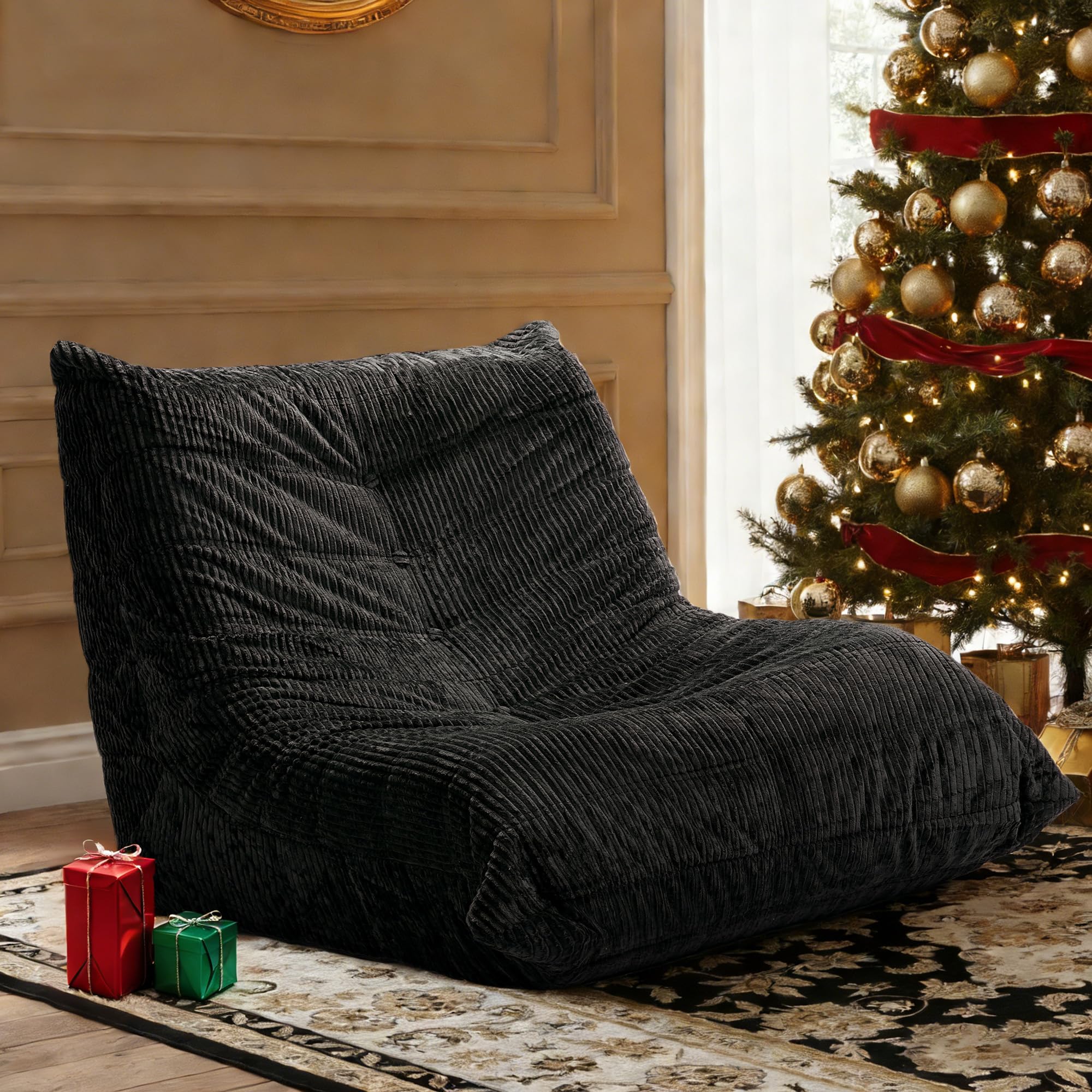 Bean Bag Chairs for Adults (Black)