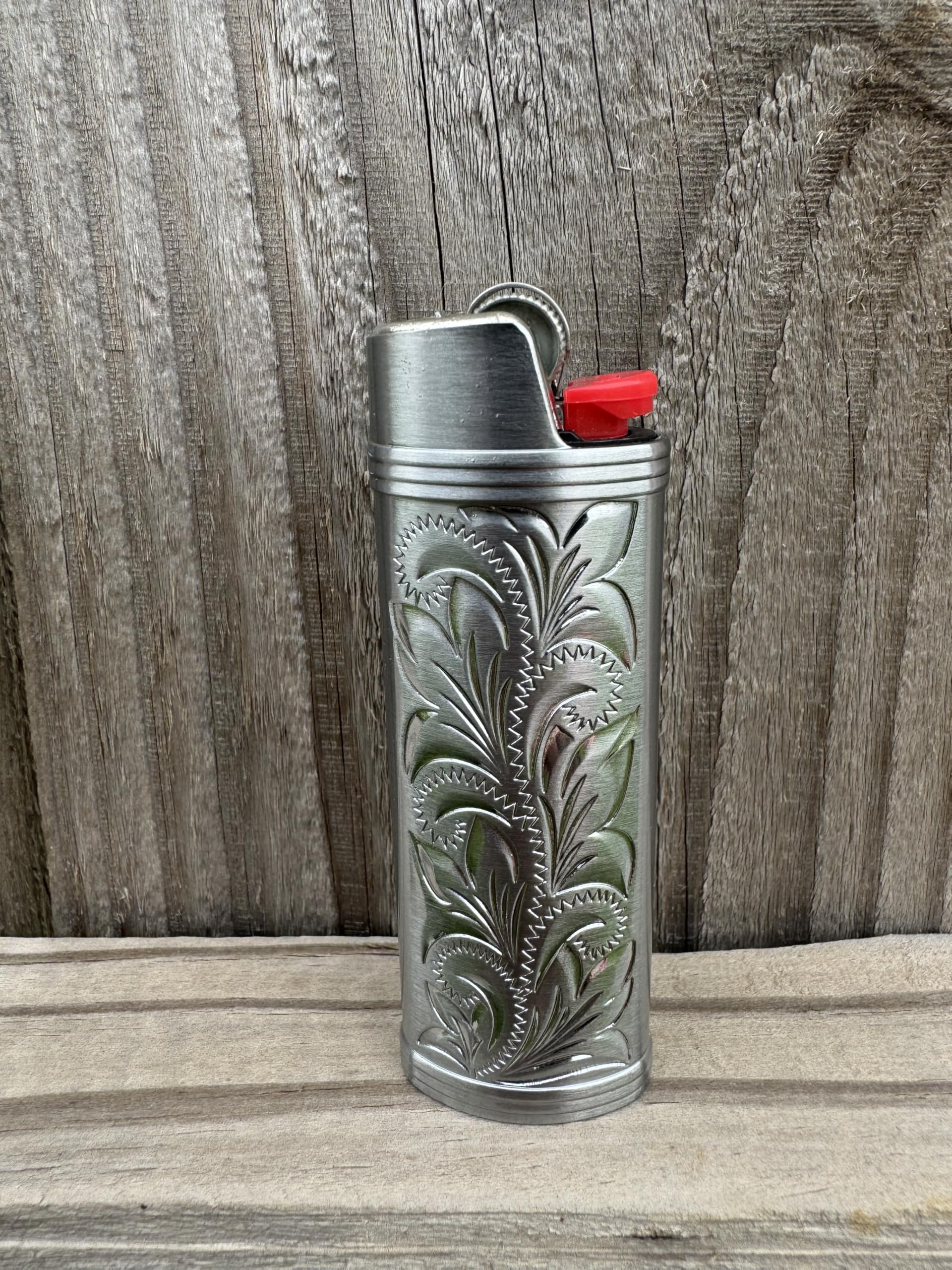 Amazon.co.jp: JSSELLER Vintage Metal Lighter Case Cover Holder