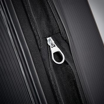 Samsonite Winfield 3 DLX Hardside Expandable Luggage with Spinners, Black, Checked-Large 28-Inch