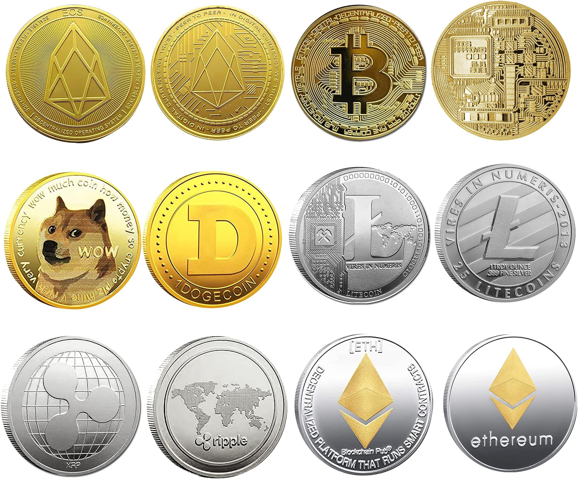 Sammlerstück Bitcoin PfX Bitcoin Sammler-Münze - 24-Karat Gold, Inkl.  Samt-Etui 39mm Gold Münze