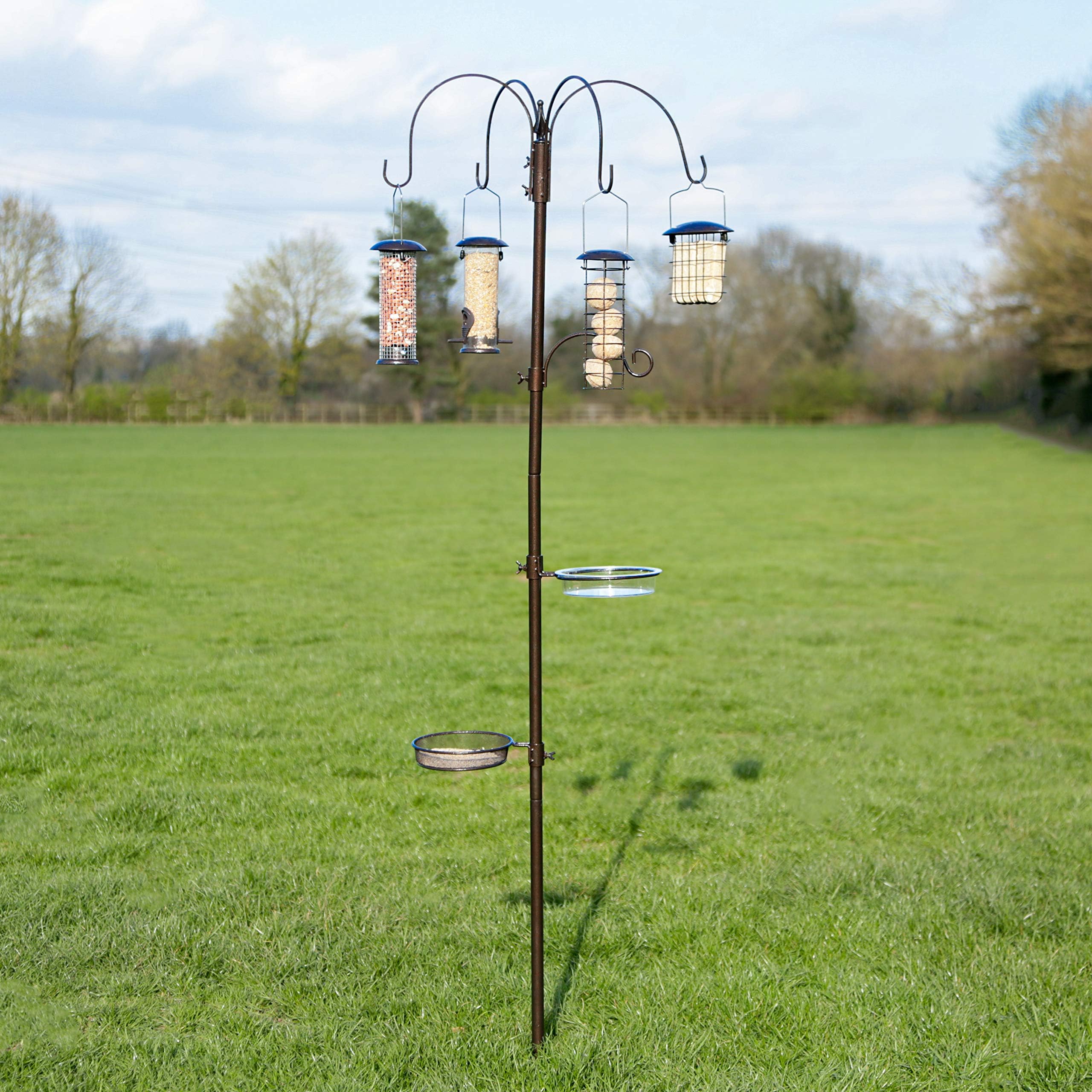 Kingfisher Premium Hammertone Bird Feeding Station Amazon.co.uk Garden