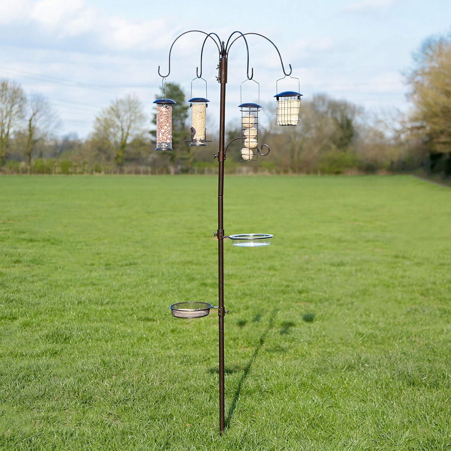 Kingfisher Premium Hammertone Bird Feeding Station Amazon.co.uk Garden