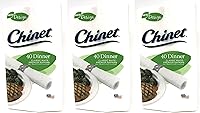 Chinet Classic White Premium 2-Ply Dinner Napkins, Pre-Folded Rectangular, Soft & Absorbent, 40 Ct (Pack of 3)