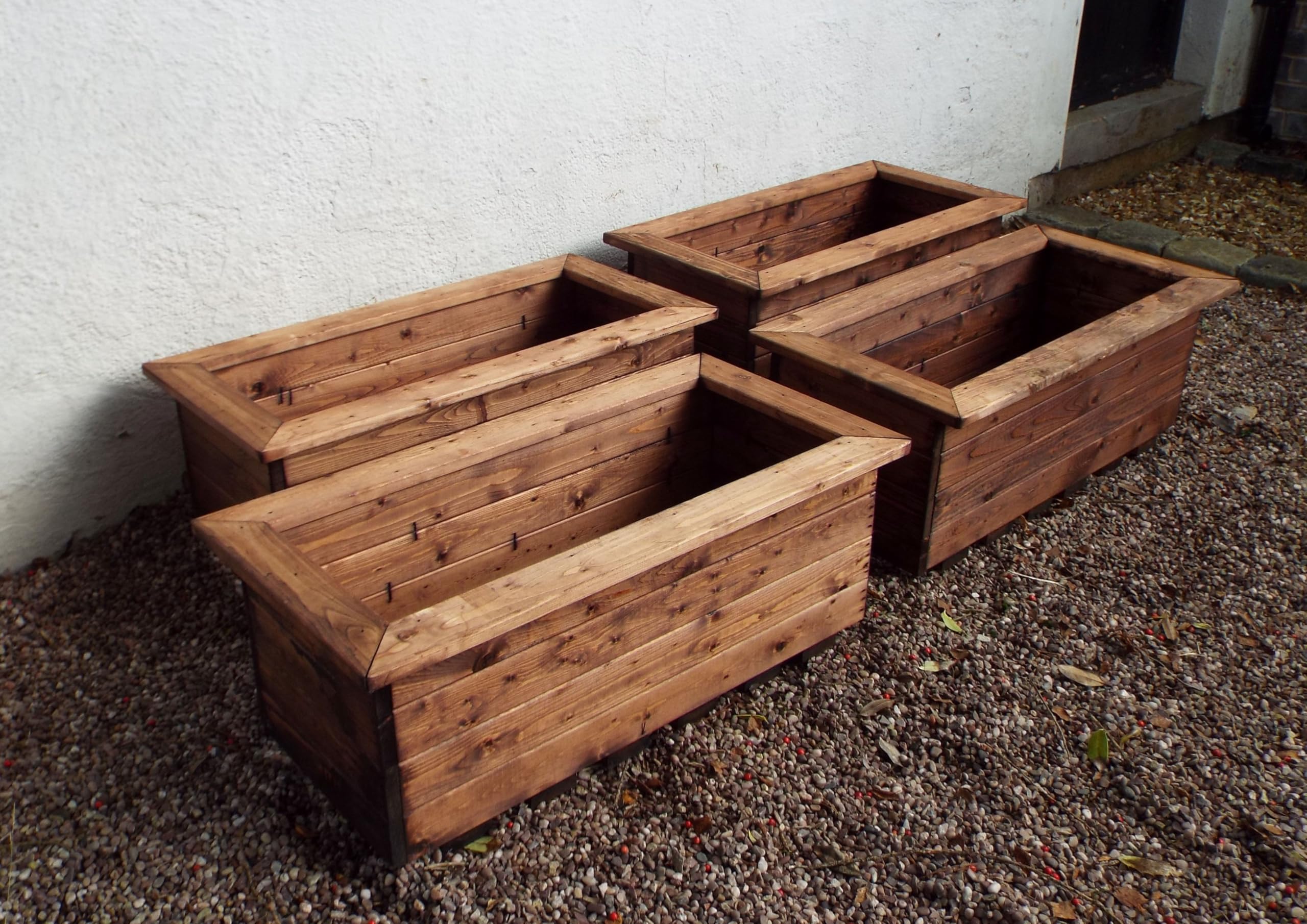Charles Taylor Garden Furniture Brown Charles Taylor 4 Piece Country Large Rectangular Trough W830xl410xh320mm