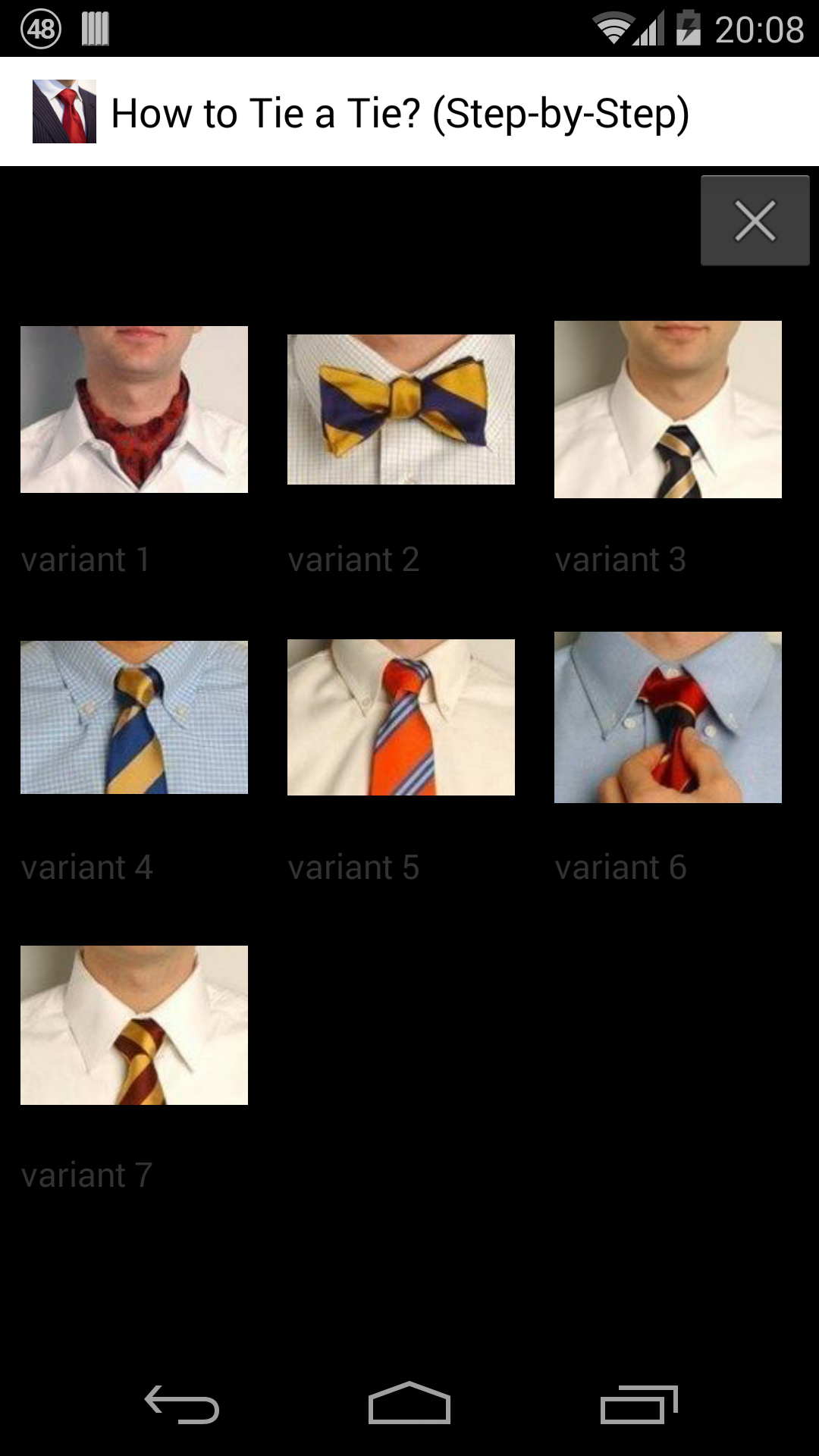 How to Tie a Tie(Step-by-Step) - App on Amazon Appstore