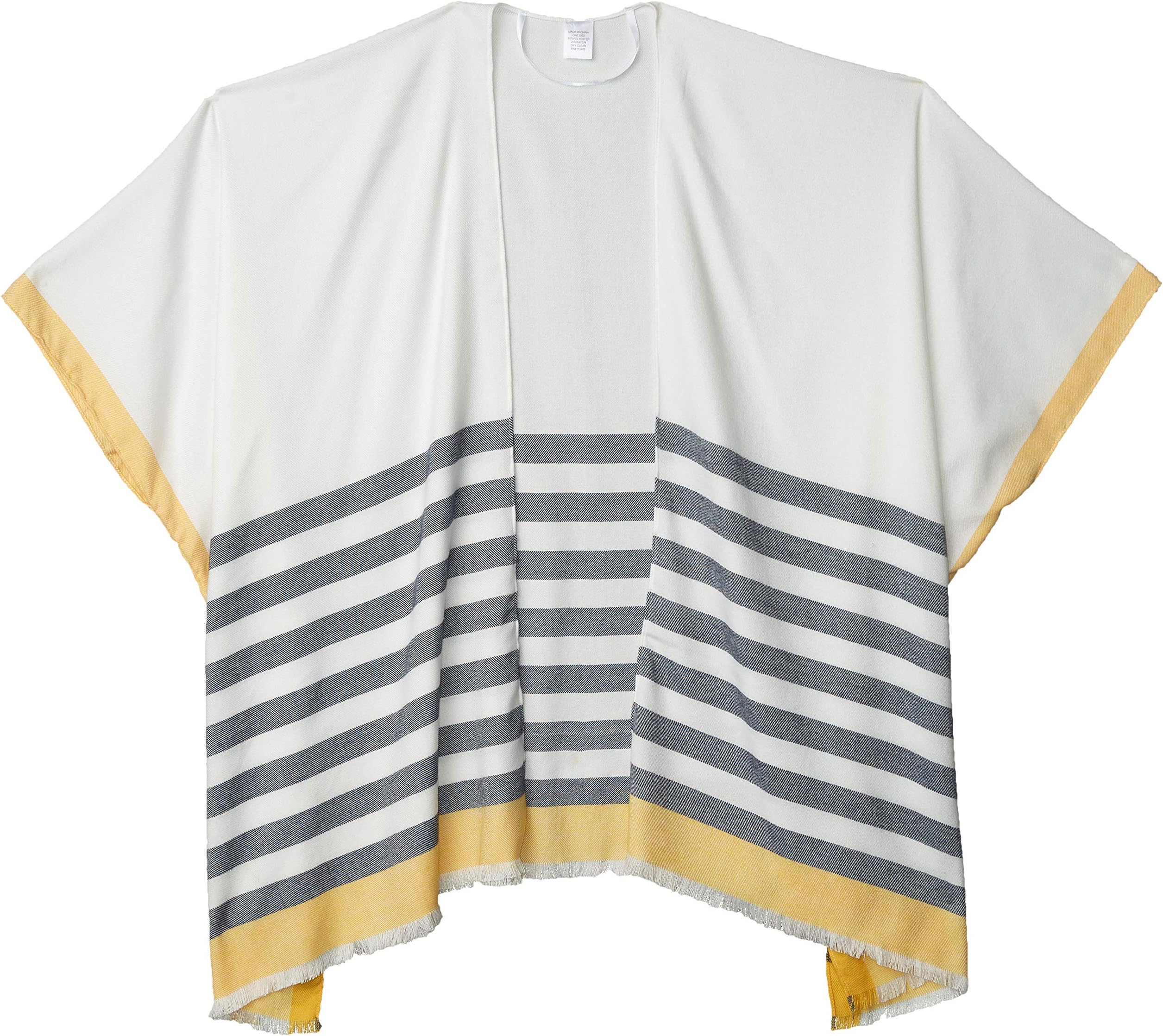 Collection XIIX womens Resort Stripe Topper Fashion Scarf