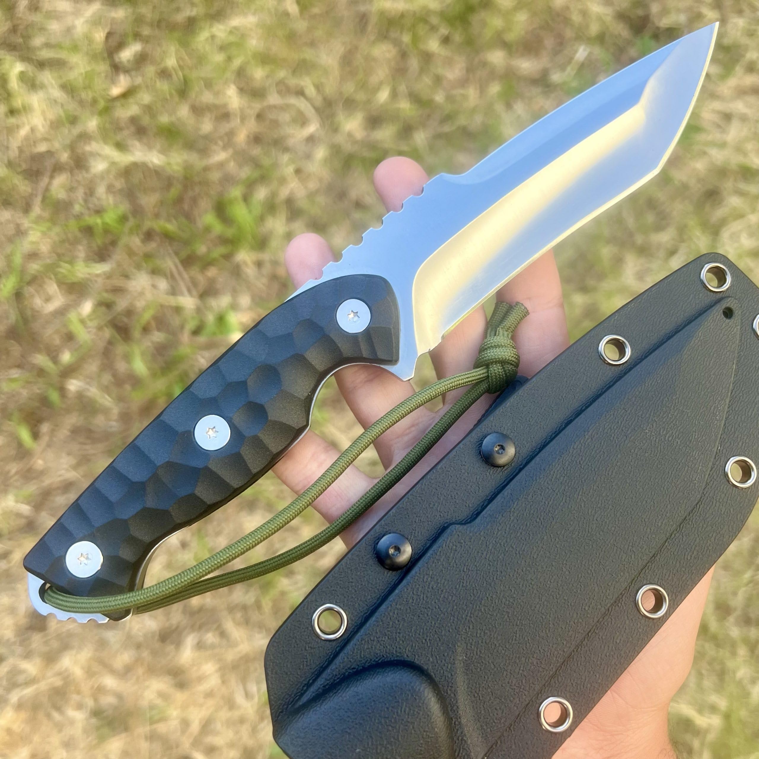 couteau lame fixe massif solide bushcraft etui kydex collection camping cadeau homme edc exterieur