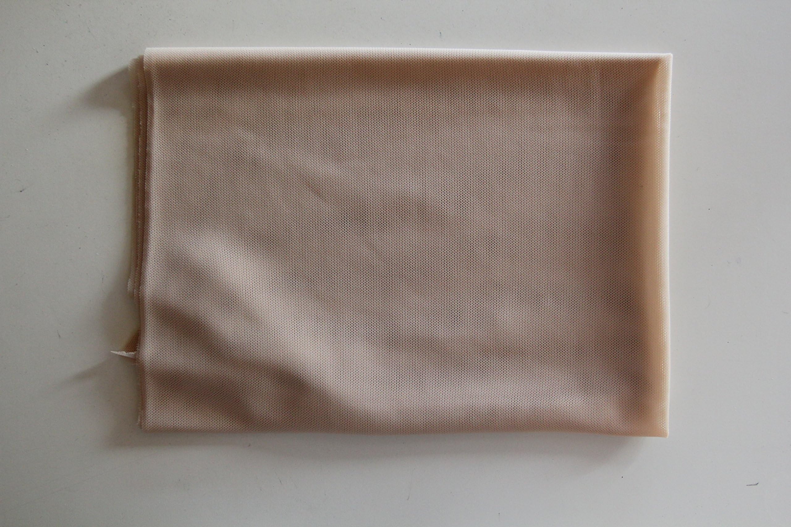 Stretch Mesh Wig Foundation, Wig Making Lace - Beige