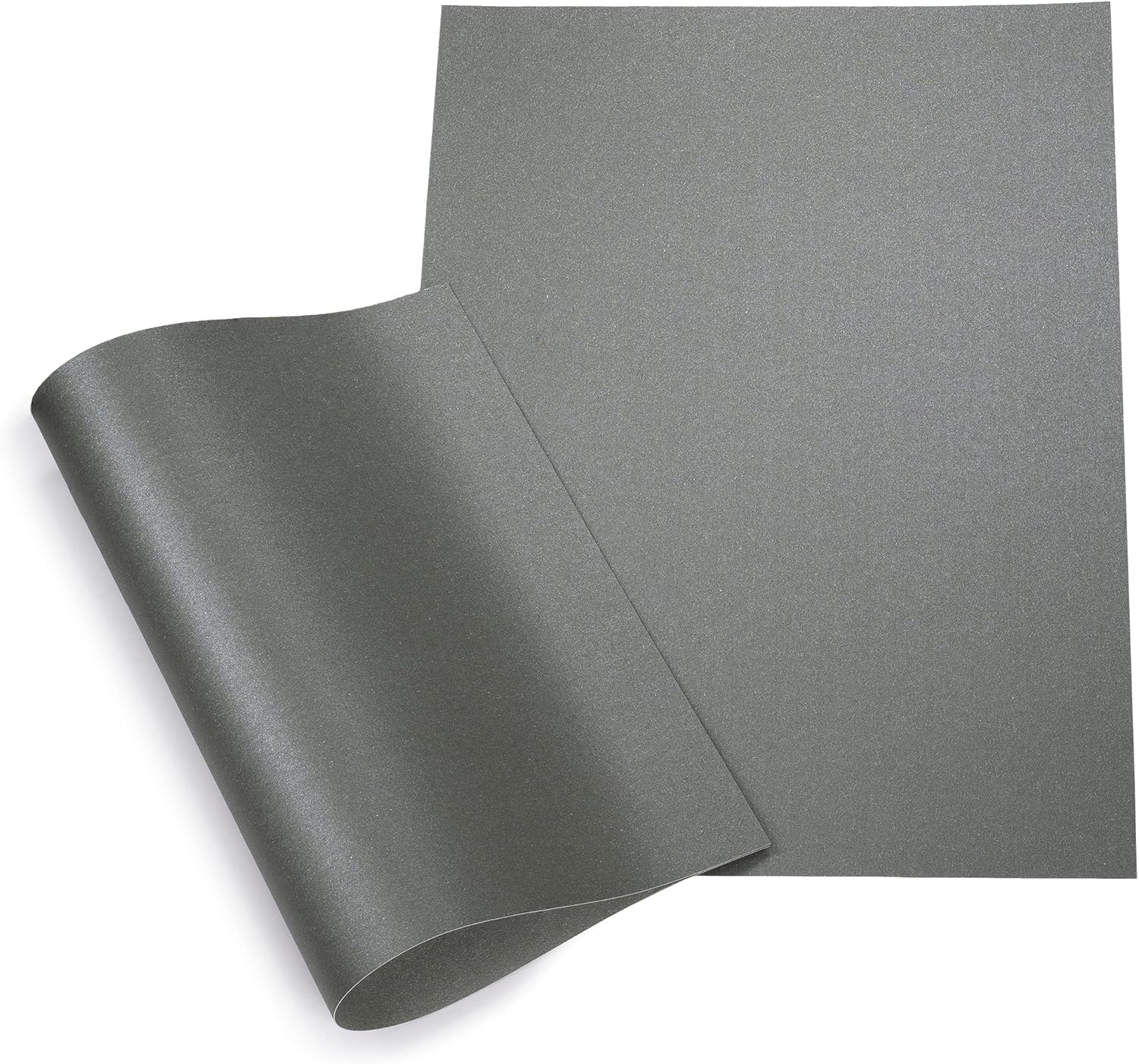 Hematite Silver Double Sided Pearly Card A5 250gsm 20 Sheets Arts Crafts Artist