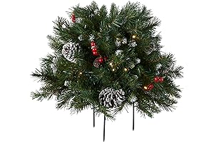 National Tree Company 18-Inch Frosted Urn Filler for Timeless Winter Decor