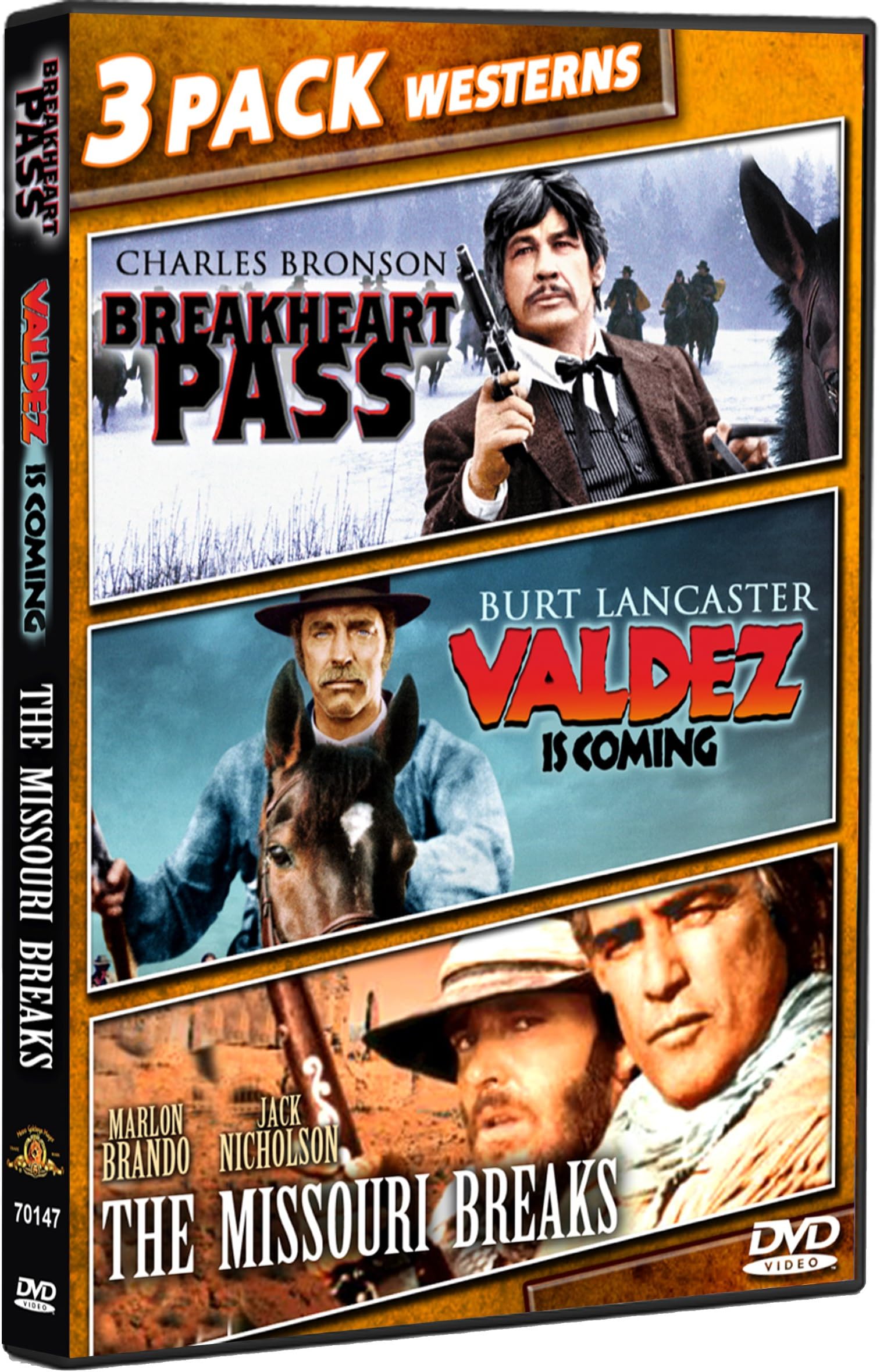 - Valdez Is Coming / Breakheart Pass / Missouri Breaks