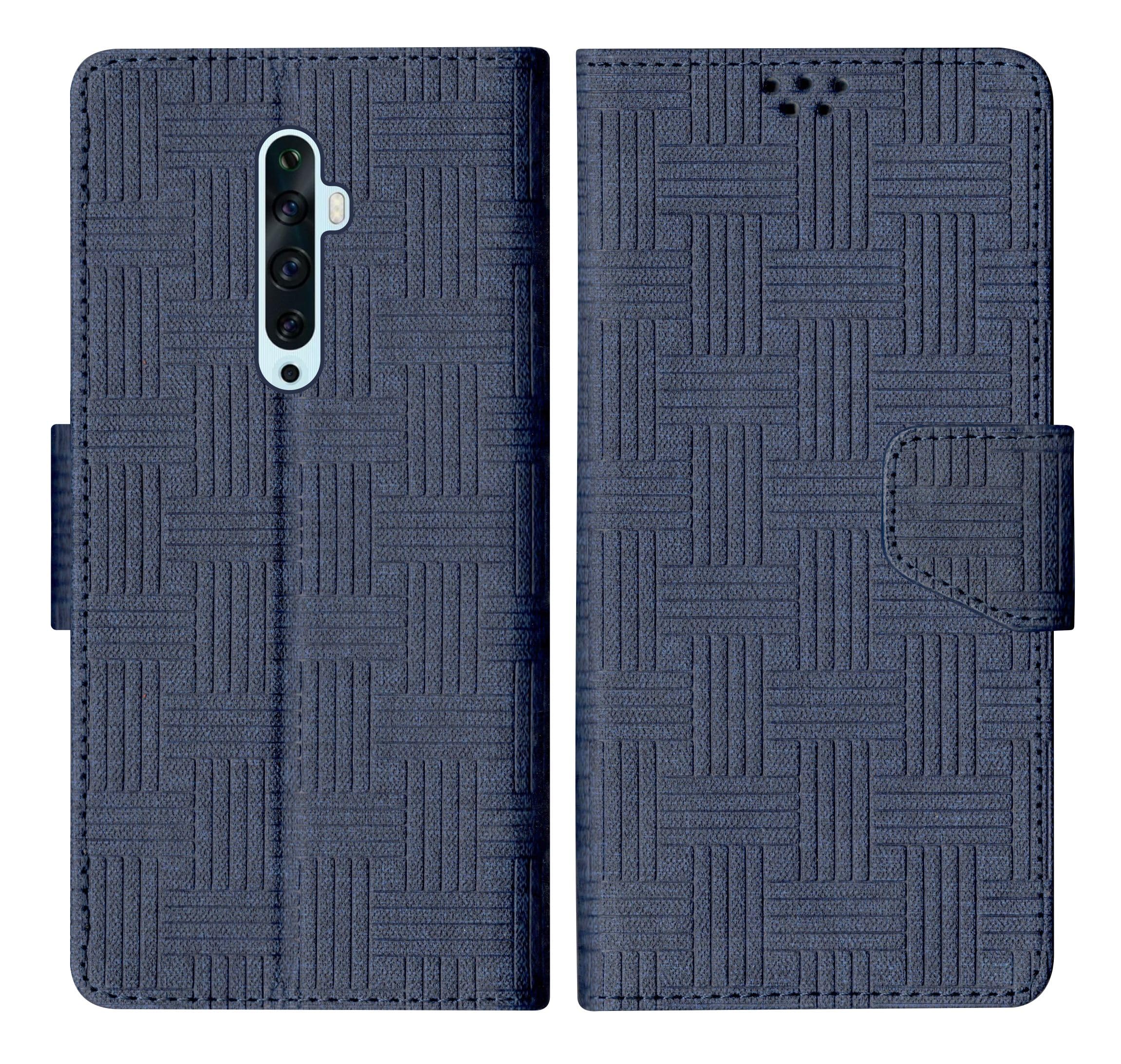 SBMS Oppo Reno 2Z / Oppo Reno 2F / Reno2 Z / Reno2 F Flip Cover Back Cover Case with Magnatic Closure | Inbuilt Stand | Card & Money Pocket (Mat Blue) (B0CCMCXKK8) Amazon Price History, Amazon Price Tracker