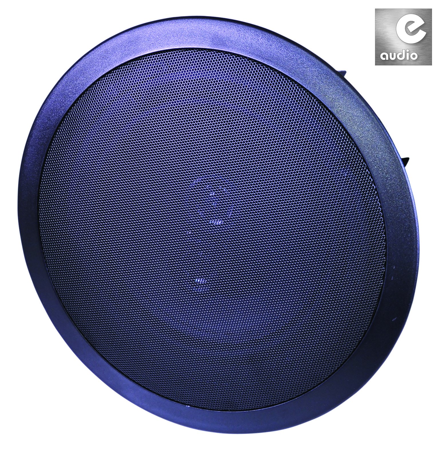 E-Audio Paire de haut-parleurs de plafond double offset 2 voies résistantes à l'eau Noir 20,3 cm 180 W