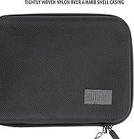 Vista 4 de USA Gear Funda para dispositivo de imagen in-Wall - Funda rígida con cremallera de 6.5 pulgadas, resistente a la intemperie, interior resistente a