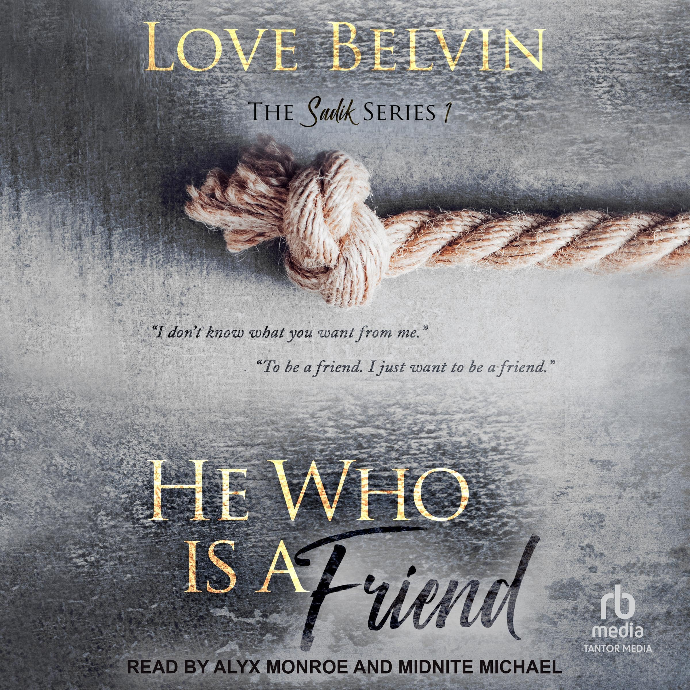 Cover art for He Who Is a Friend