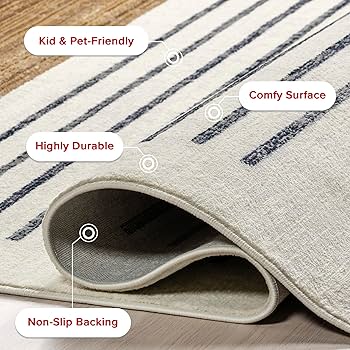 Amazon.com: nuLOOM Fringed Performance Indoor Area Rug