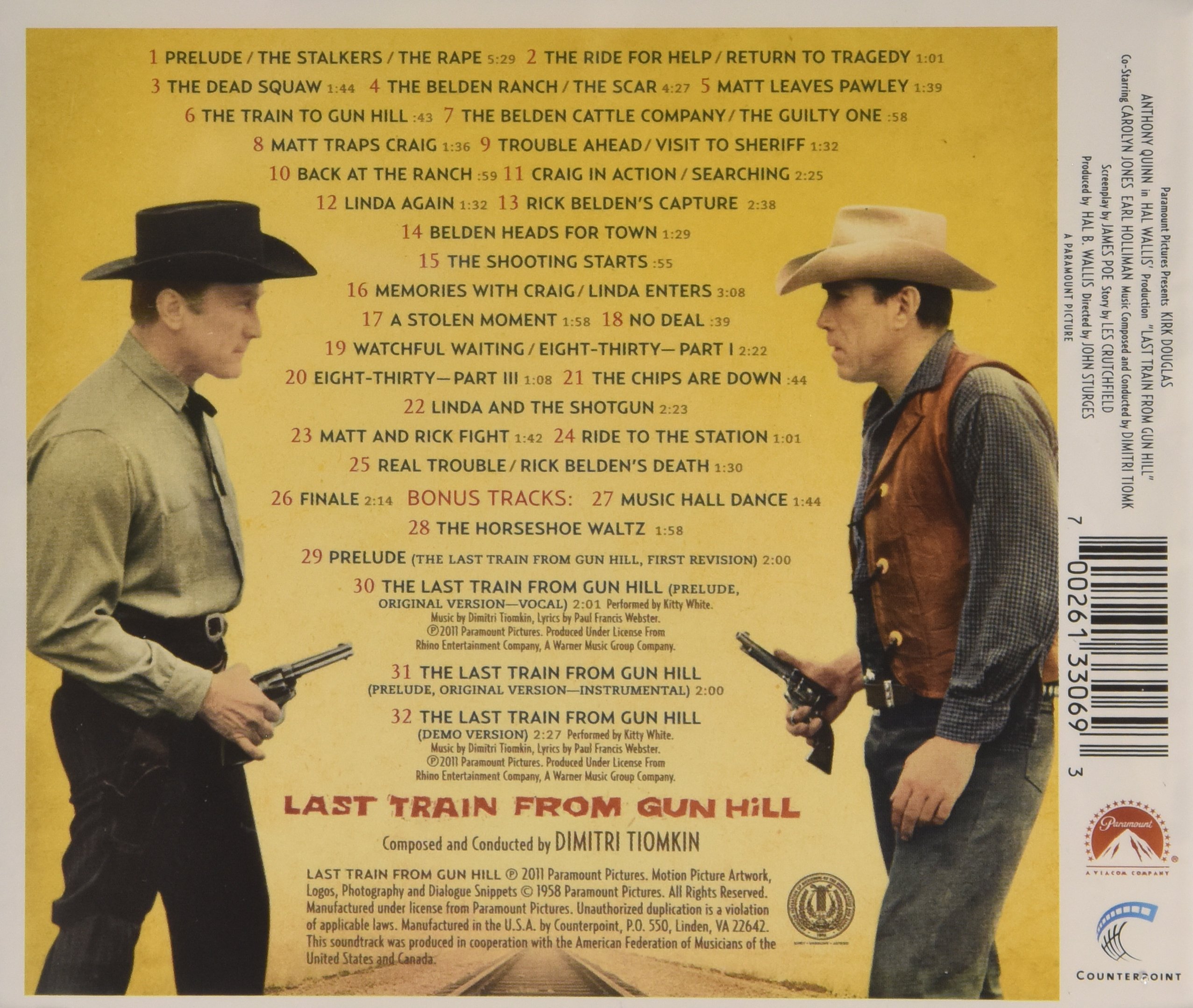 Last Train From Gun Hill (Original
