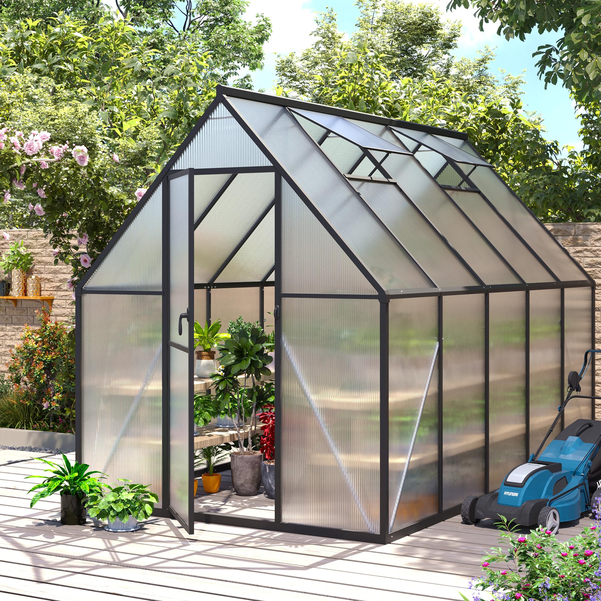 Esimote 6x10 ft Greenhouse