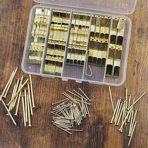 Miniatura 4 de 161 ganchos de fotos kits para colgar fotos kit resistente para colgar fotos con clavos kit profesional para colgar fotos en maderapaneles de yeso