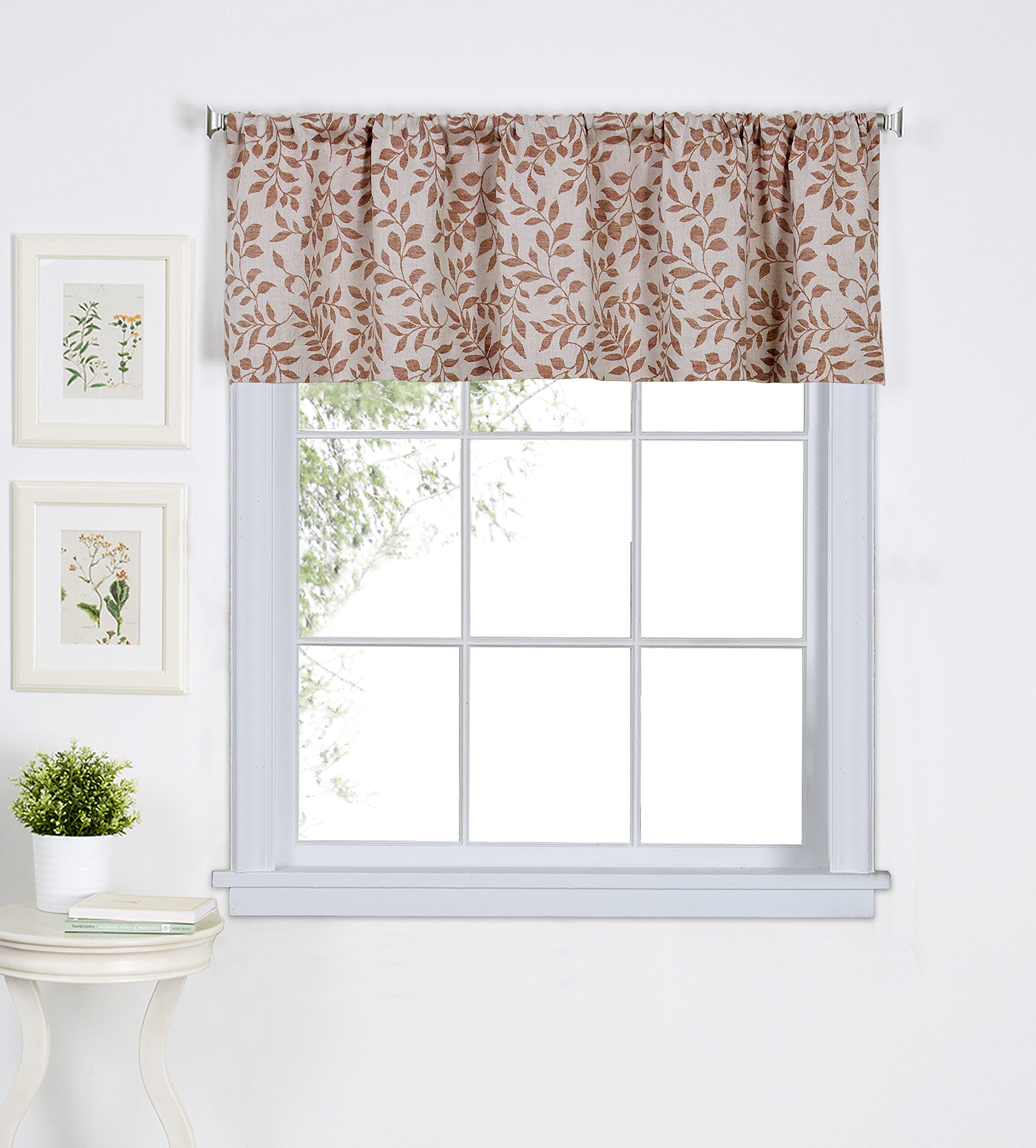 Assorted miscellaneous small items including.,Elrene Home Fashions Serene Window, 60 in x 15 in Red, Sigvaris Knee, OPI Gel Color., TOTAL 10 ETC