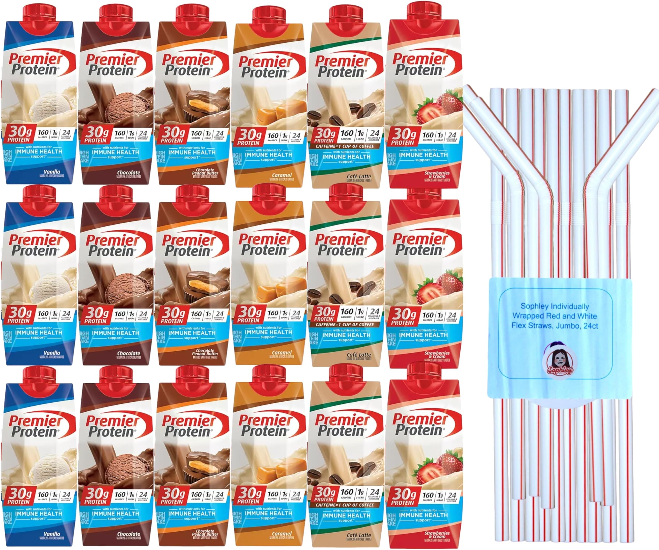 Amazon.com: Premier Protein Shake Variety Pack, 6 Flavors, Vanilla ...