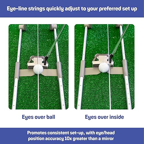 Miniatura 4 de Entrenador de Putting de golf Pur Truth reemplaza a los 8 más usados para el golf Putting Ayudas - Sistema de dominio premium - Precisión perfecta