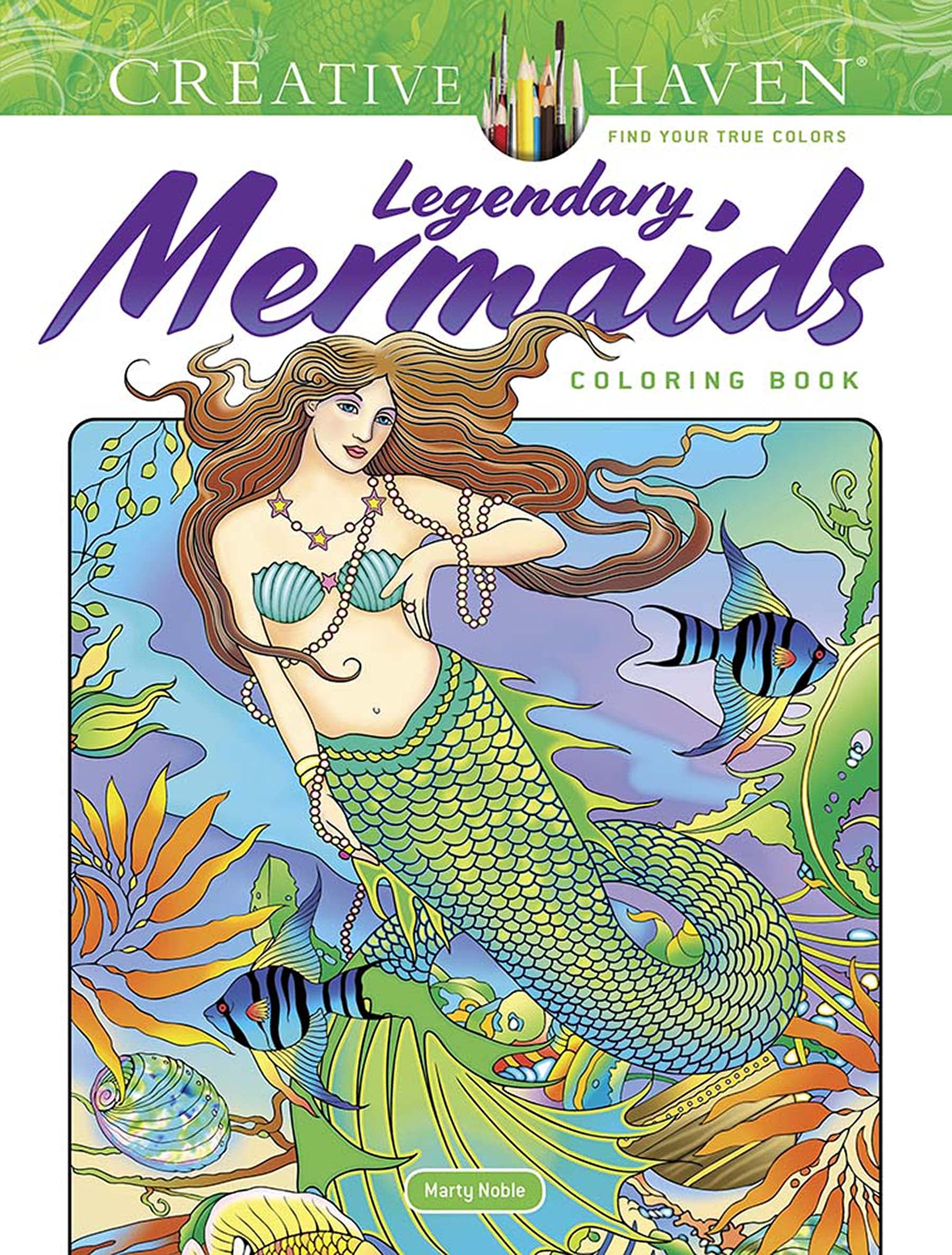 Dover Creative Haven Legendary Mermaids Coloring Book
