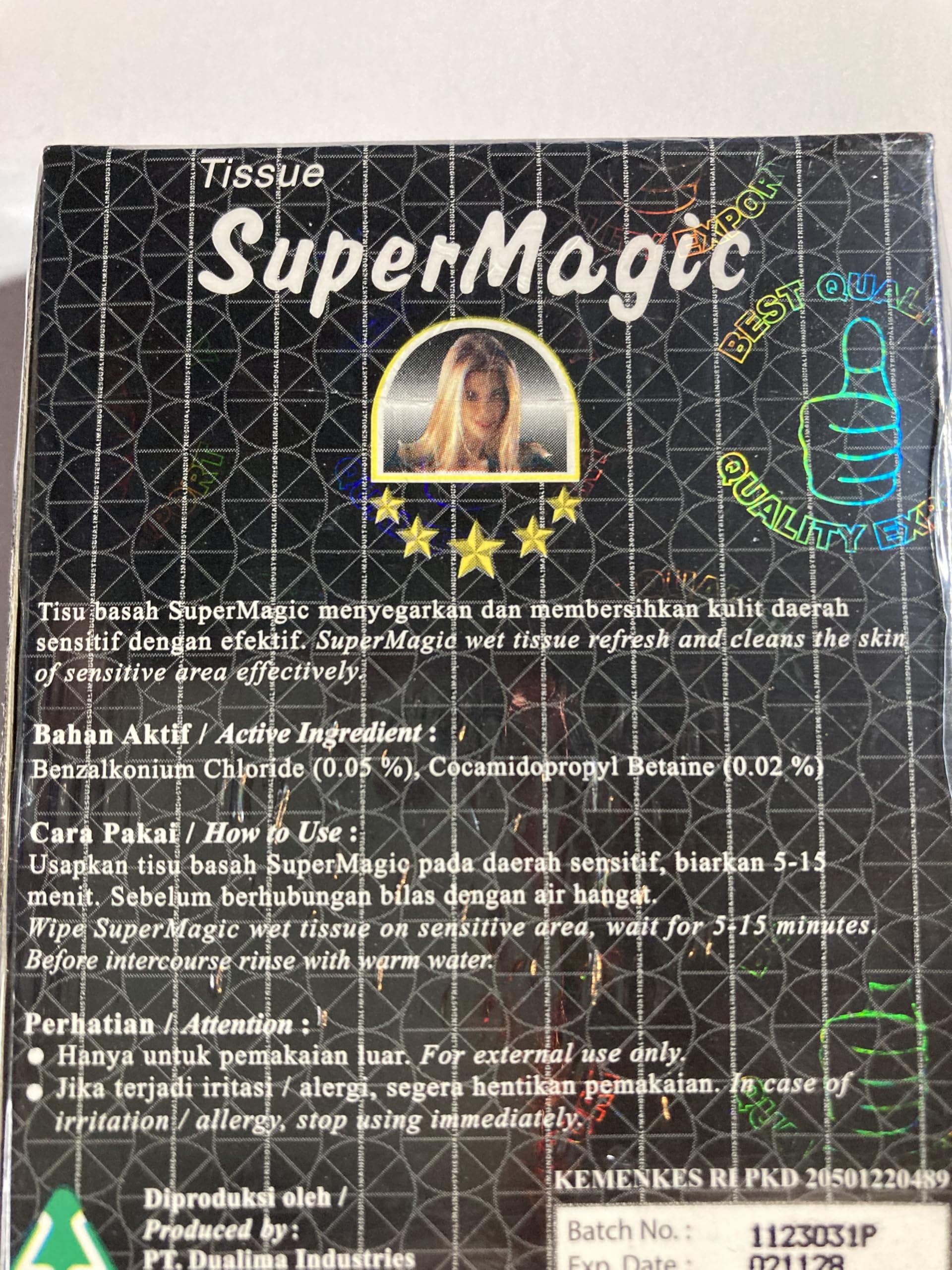 Amazon.co.jp: スーパーマジックティッシュ 6枚／箱 Super Magic