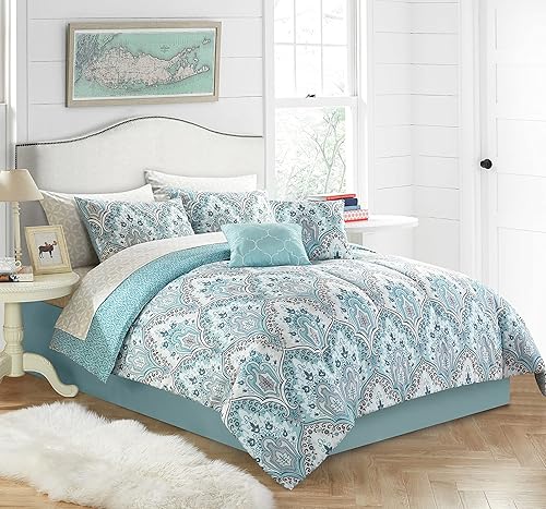 Miniatura 1 de Casa Juego de edredón decorativo de cachemira de 10 piezas