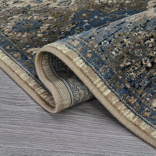 Miniatura 7 de GAOMON Alfombra de pasillo de 2 x 6 pulgadas, estilo vintage, floral, para pasillo, camino de entrada, cocina, alfombra estética gruesa de pelo bajo