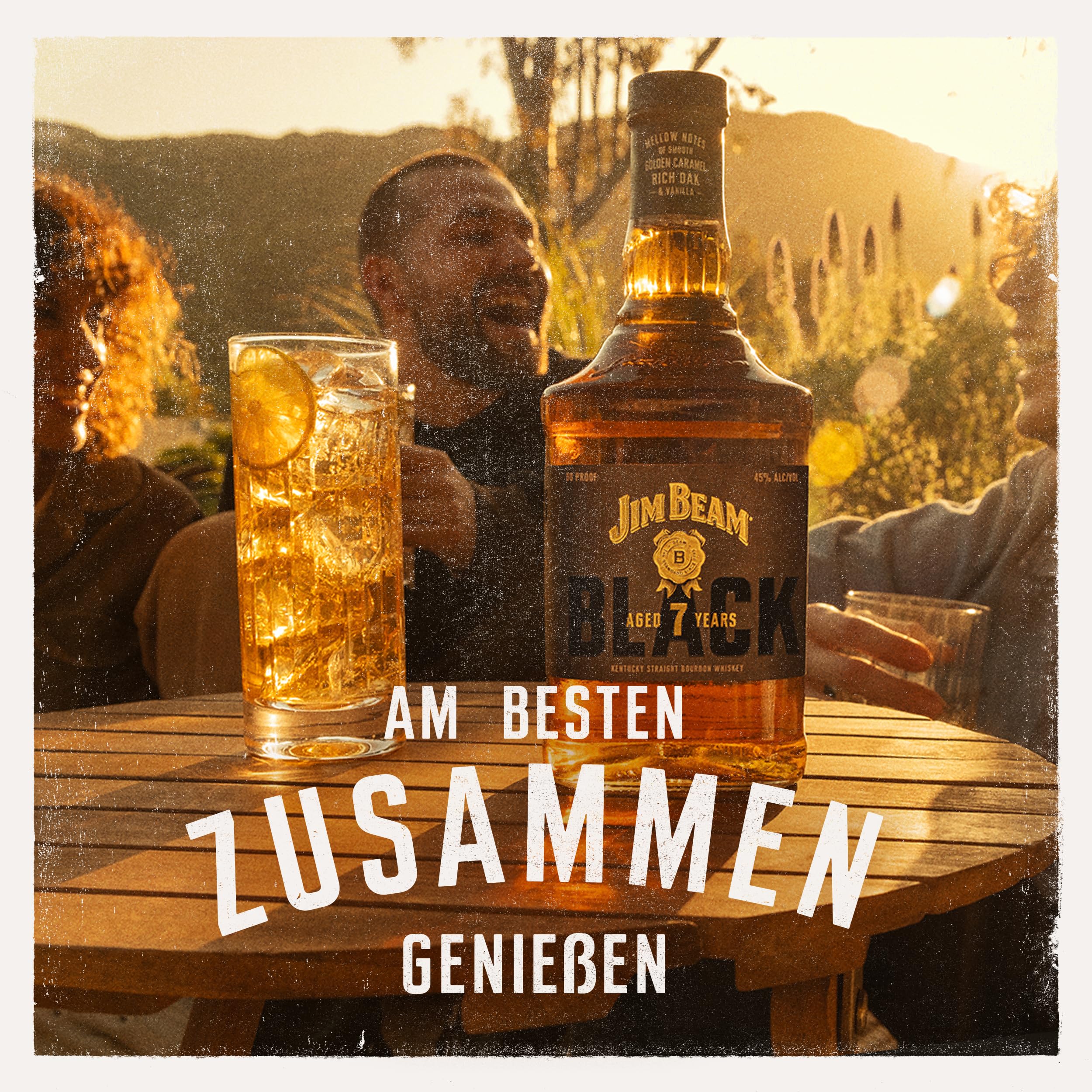 Jim Beam Black, 7 Jahre gereift, Kentucky Straight Bourbon Whiskey