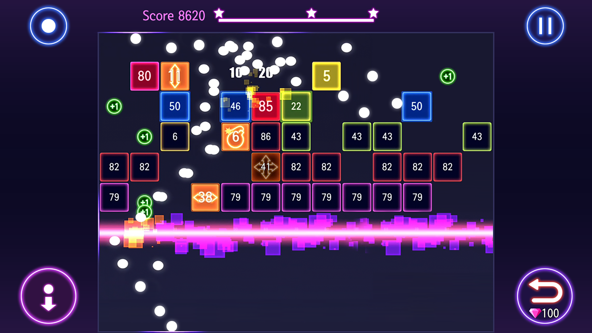 Bricks Breaker Hit Glow for Android