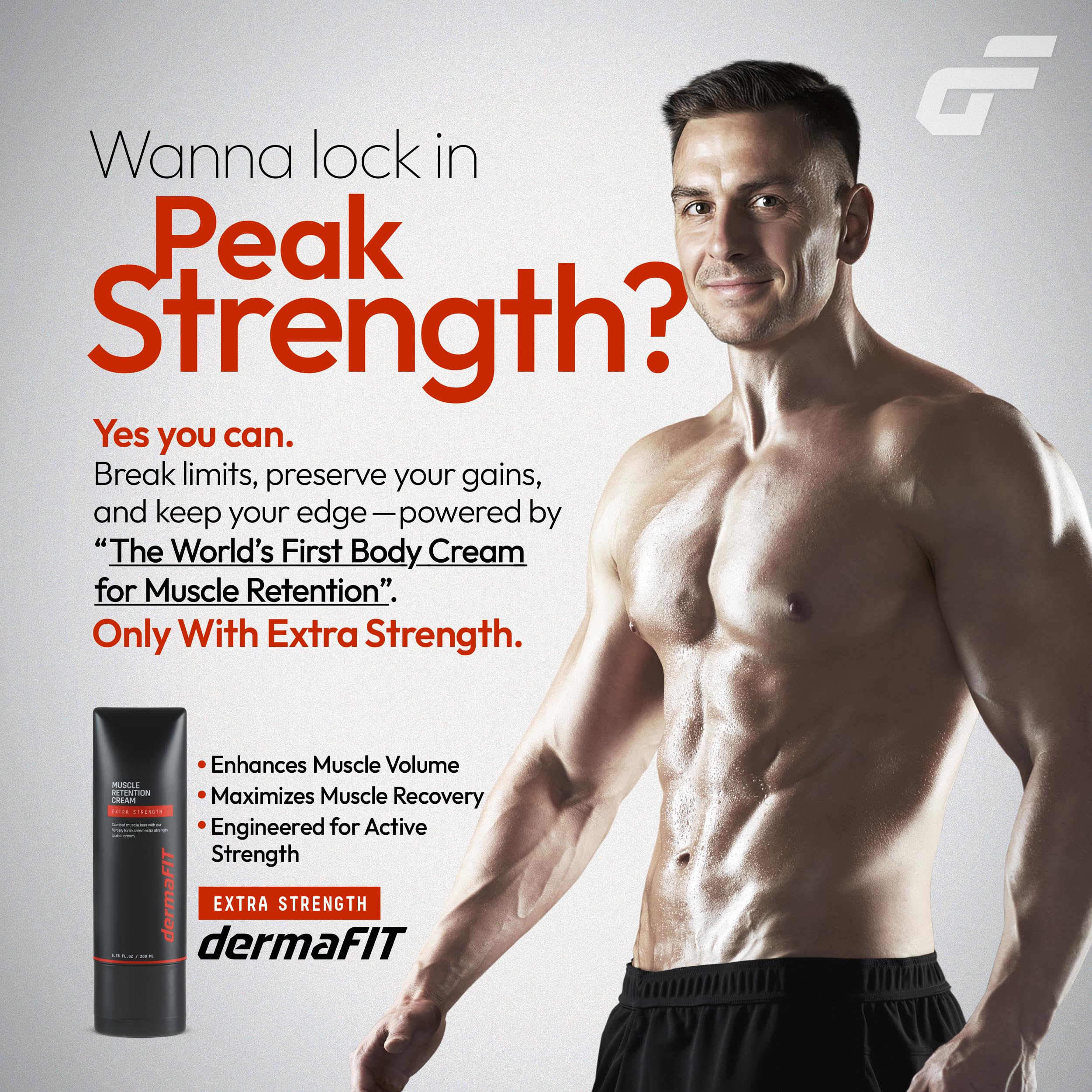 【新品】dermaFIT マッスルリテンションクリーム 3本セット＋おまけ付き Amazon.com : dermaFIT Extra Strength Muscle Maintenance Cream