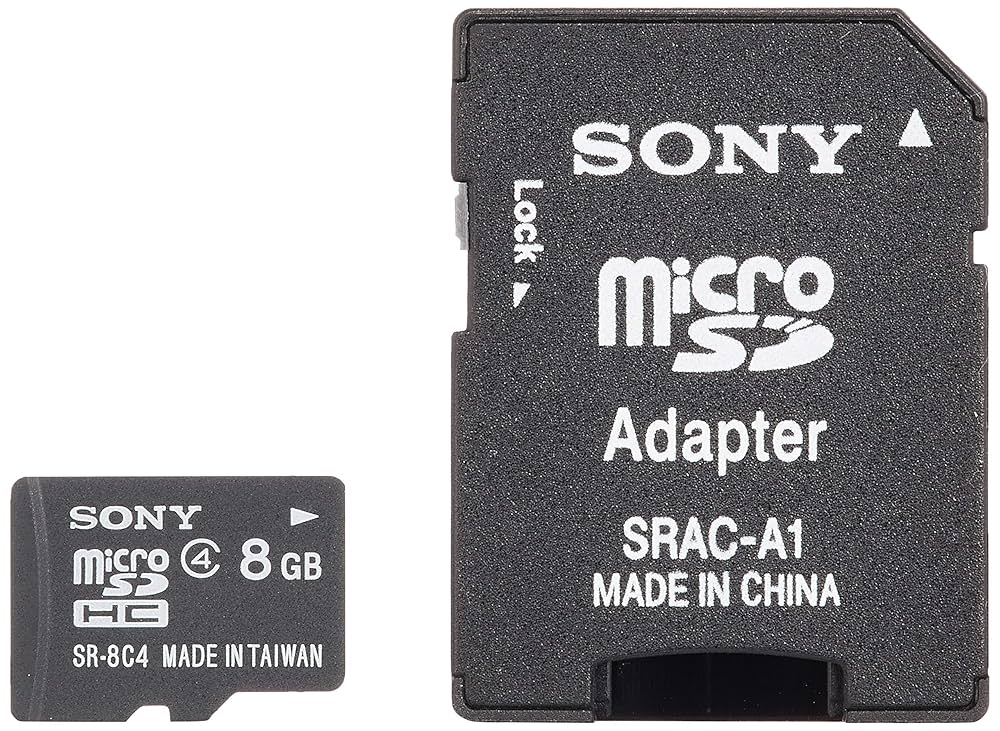 Amazon.co.jp: SONY microSDHCメモリーカード Class4 8GB SR-8A4