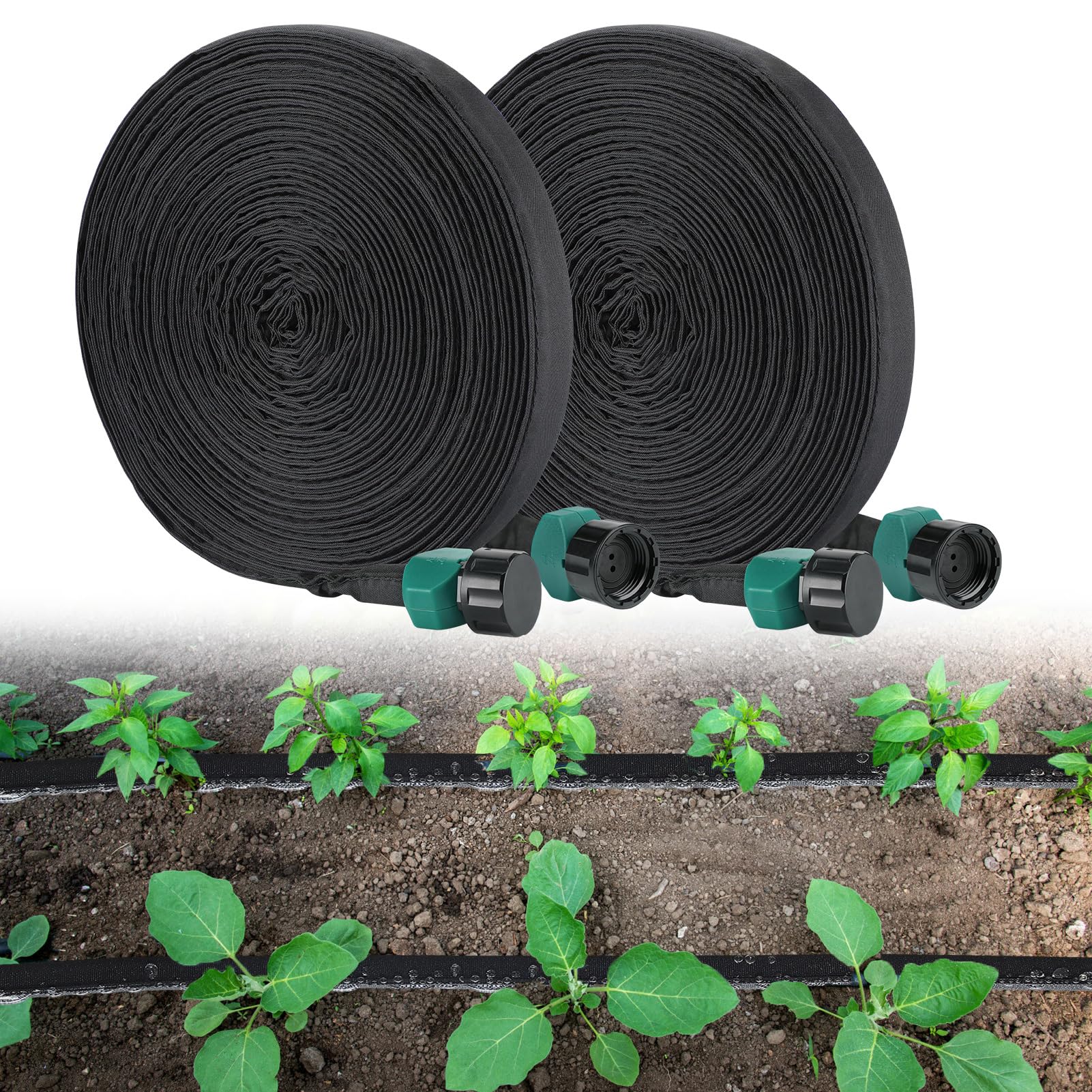 MADHOLLY Flat Soaker Hose 100ft