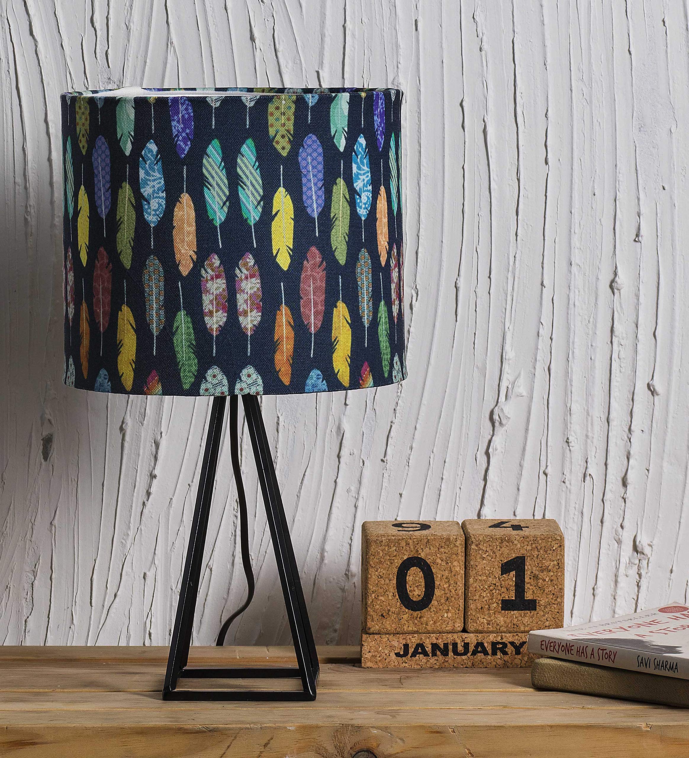 Kavi Feather Iron Shade Lamp, Night lamp, Floor lamp, Light lamp, lamp Stand, Light Fixture, lamppost, lamp Unit, Light Bulb, Shade, lamp, Shade lamp, lamp Shade, Lighting, Diwali Gifts-image-15