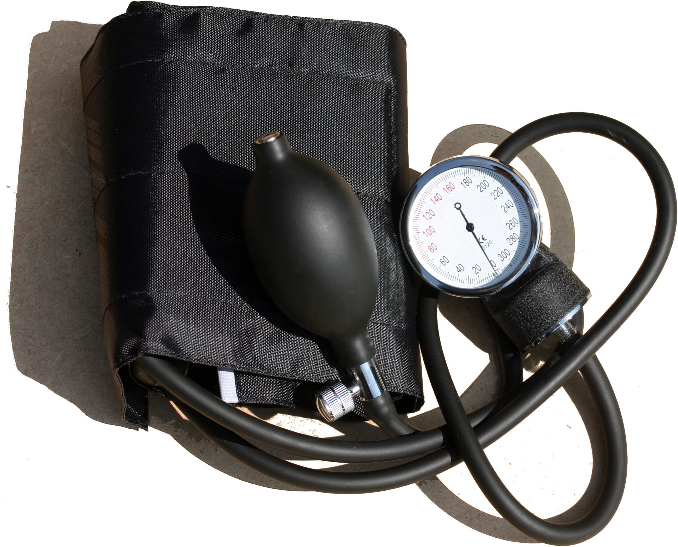 Professional Aneroid SPHYGMOMANOMETER Standard Adult Cuff with Artery Indicator