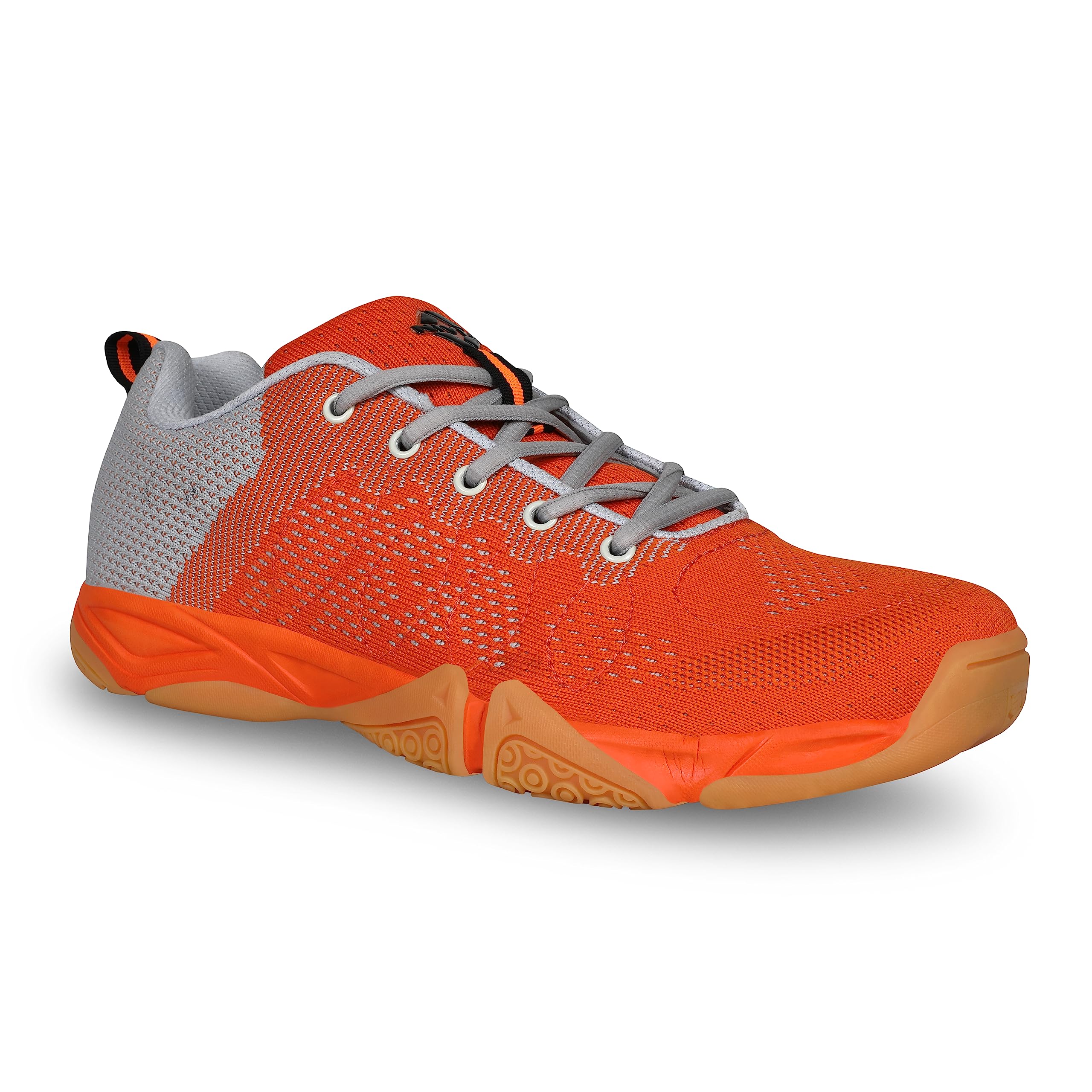 Nivia Glister 2.0 Badminton Shoes for Men | Your Ultimate Companion for Superior Court Performance | Badminton Sports Shoes | Best Non Marking Court Shoes | (Orange/Grey) | Size UK08 (B0C6ZT1J5X) Amazon Price History, Amazon Price Tracker