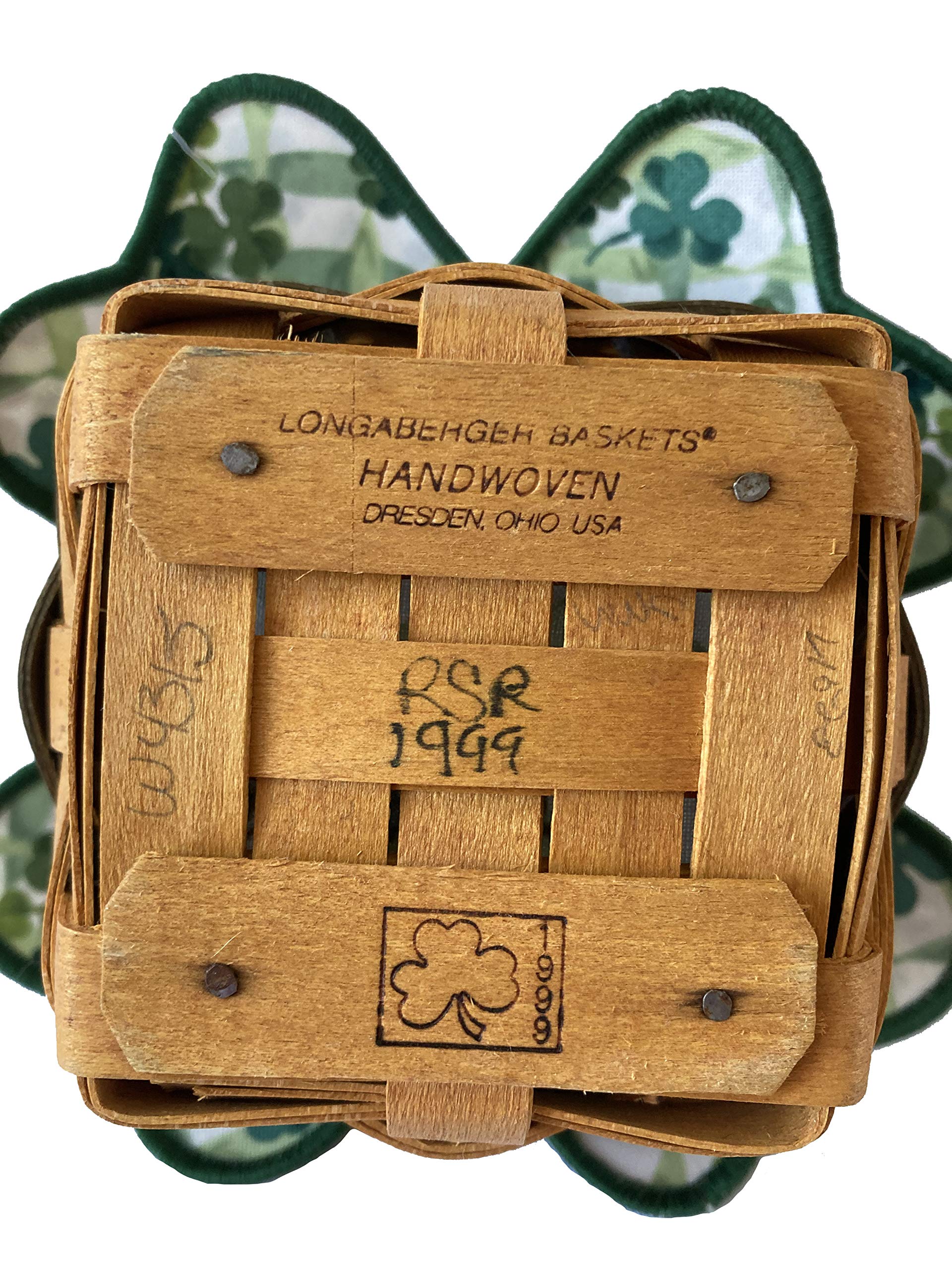 Amazon.com: Longaberger 1999 Lots of Luck St. Patrick's Day Basket