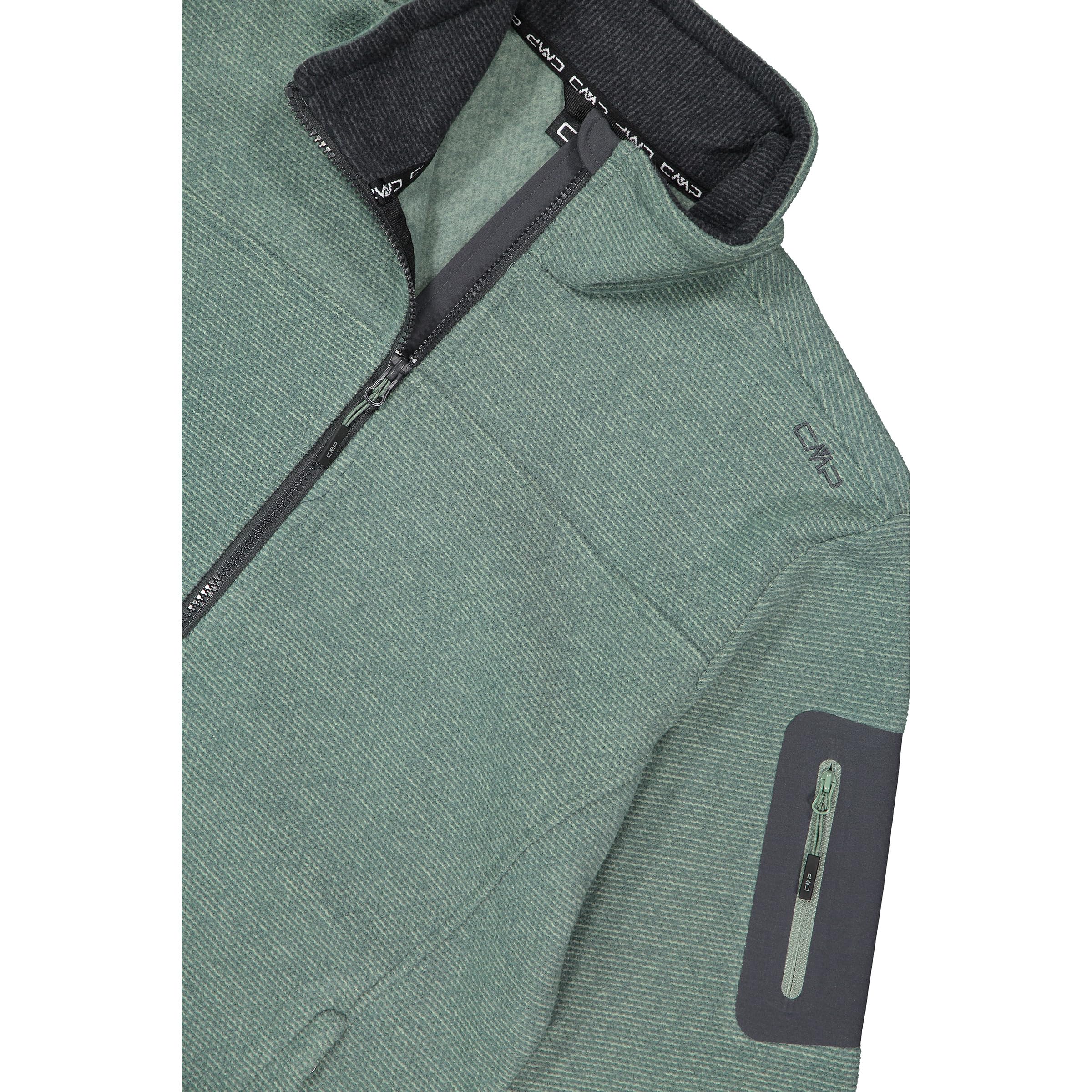 CMP Pile da Uomo Knit-Tech Jacquard con Motivo a rombo 38H2237