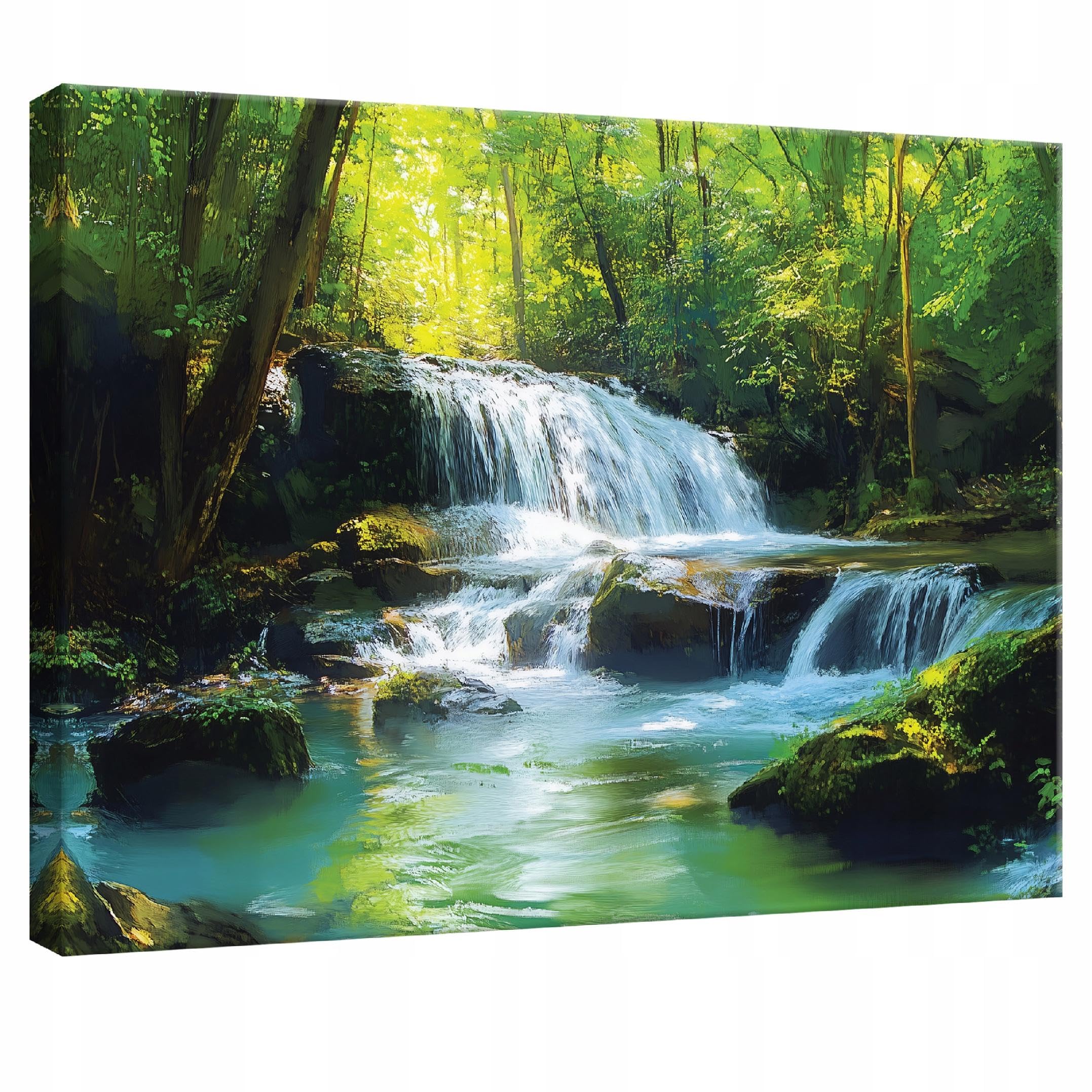 WallArena Leinwand Bilder 120x80 cm