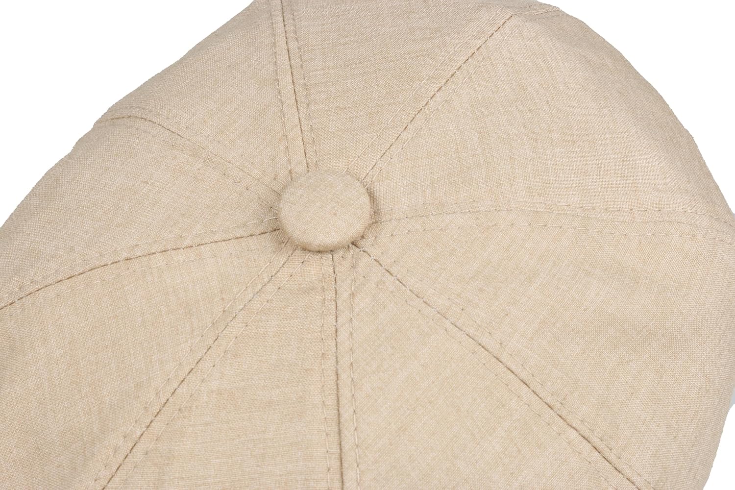 8 Panel Newsboy Cap – Linen Blend with 100% Cotton Lining