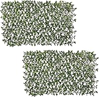 Vista 18 de Windscreen4less 2 piezas de hojas de hiedra artificiales expandibles para valla de privacidad para exteriores, interiores, patio, balcón