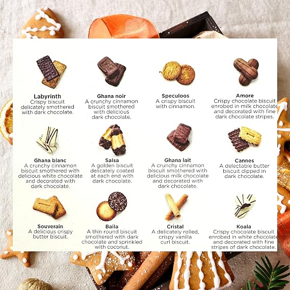 Desobry Belgian Chocolate Cookie Assortment 800G