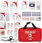 First Aid Central AZ-ESSFAK Essential Emergency First Aid Kit For Home, Travel, and Work, 111 Pieces